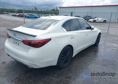 2018 Infiniti Q50 3.0T Luxe from USA, damaged, VIN JN1EV7AP9JM351272